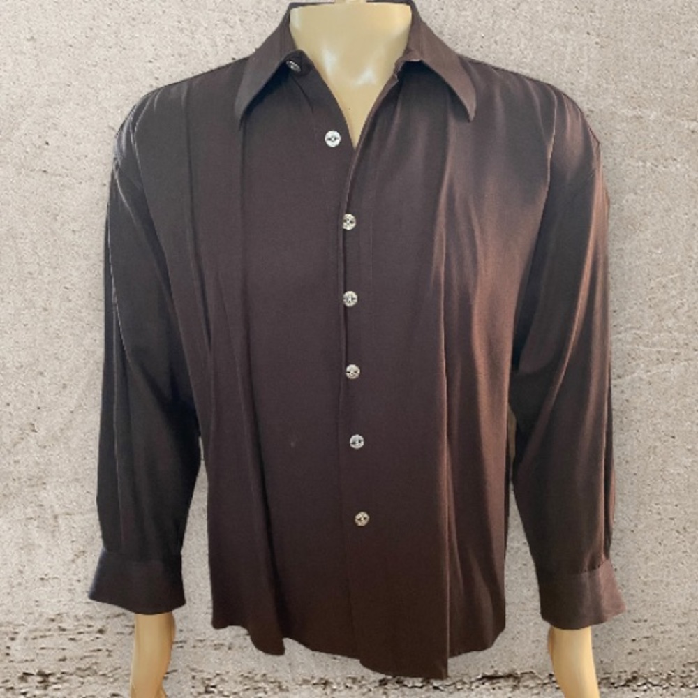 ❄️ 50% off winter Elliott Saks Fifth Ave Long Sleeve Button Down Collar Shirt M